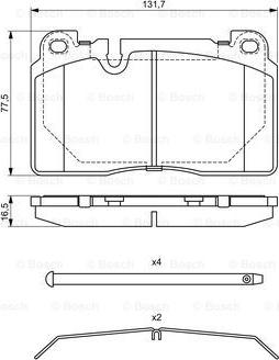 BOSCH 0 986 494 694 - Jarrupala, levyjarru inparts.fi