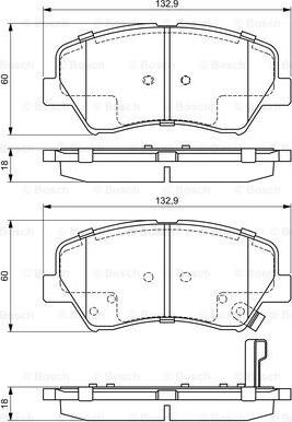 BOSCH 0 986 494 691 - Jarrupala, levyjarru inparts.fi