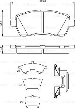 BOSCH 0 986 494 652 - Jarrupala, levyjarru inparts.fi