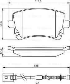 BOSCH 0 986 494 669 - Jarrupala, levyjarru inparts.fi