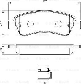 BOSCH 0 986 494 604 - Jarrupala, levyjarru inparts.fi