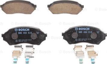 BOSCH 0 986 494 616 - Jarrupala, levyjarru inparts.fi