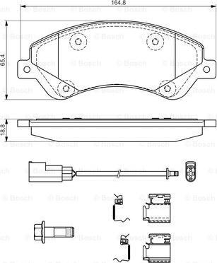 BOSCH 0 986 494 613 - Jarrupala, levyjarru inparts.fi