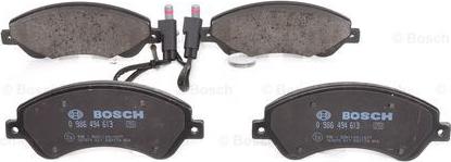 BOSCH 0 986 494 613 - Jarrupala, levyjarru inparts.fi