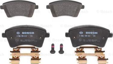 BOSCH 0 986 494 612 - Jarrupala, levyjarru inparts.fi