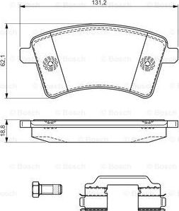 BOSCH 0 986 494 612 - Jarrupala, levyjarru inparts.fi