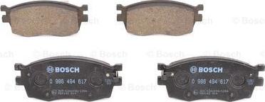 BOSCH 0 986 494 617 - Jarrupala, levyjarru inparts.fi