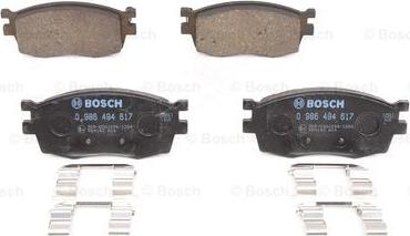 BOSCH 0 986 494 617 - Jarrupala, levyjarru inparts.fi