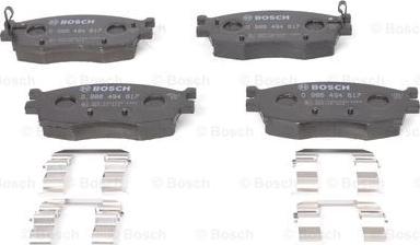 BOSCH 0 986 494 617 - Jarrupala, levyjarru inparts.fi