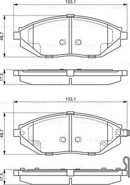 BOSCH 0 986 494 684 - Jarrupala, levyjarru inparts.fi