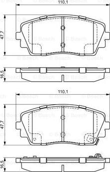 BOSCH 0 986 494 688 - Jarrupala, levyjarru inparts.fi