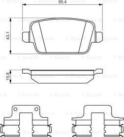 BOSCH 0 986 494 639 - Jarrupala, levyjarru inparts.fi