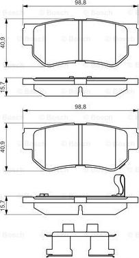 BOSCH 0 986 494 635 - Jarrupala, levyjarru inparts.fi