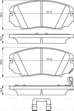 BOSCH 0 986 494 632 - Jarrupala, levyjarru inparts.fi