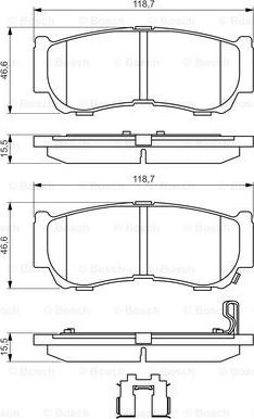 BOSCH 0 986 494 628 - Jarrupala, levyjarru inparts.fi