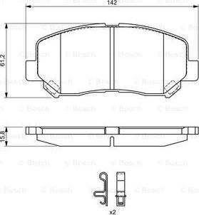 BOSCH 0 986 494 675 - Jarrupala, levyjarru inparts.fi