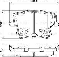 BOSCH 0 986 494 678 - Jarrupala, levyjarru inparts.fi