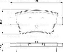 BOSCH 0 986 494 094 - Jarrupala, levyjarru inparts.fi