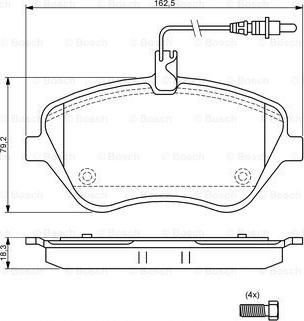 BOSCH 0 986 494 098 - Jarrupala, levyjarru inparts.fi