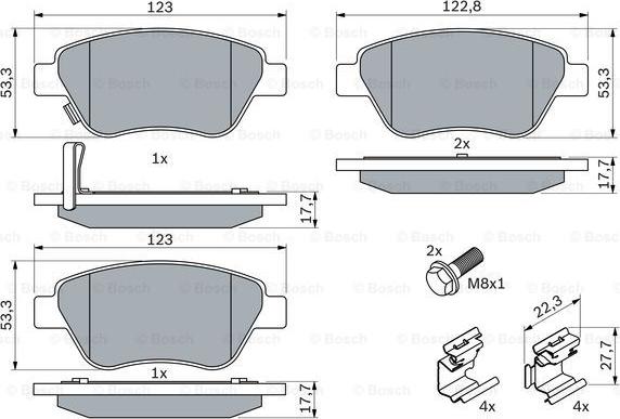 BOSCH 0 986 494 092 - Jarrupala, levyjarru inparts.fi