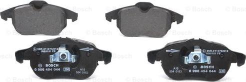 BOSCH 0 986 494 044 - Jarrupala, levyjarru inparts.fi