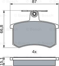 BOSCH 0 986 494 059 - Jarrupala, levyjarru inparts.fi