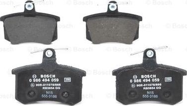 BOSCH 0 986 494 059 - Jarrupala, levyjarru inparts.fi