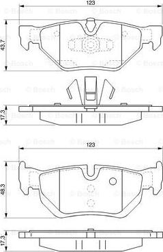 BOSCH 0 986 494 061 - Jarrupala, levyjarru inparts.fi