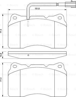 BOSCH 0 986 494 067 - Jarrupala, levyjarru inparts.fi