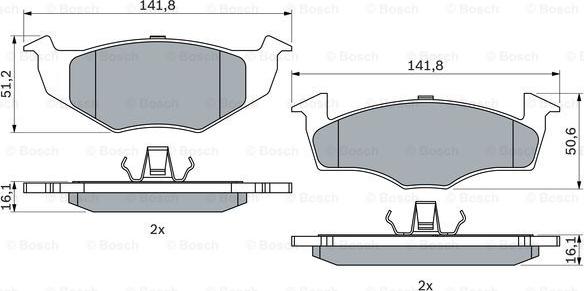 BOSCH 0 986 494 005 - Jarrupala, levyjarru inparts.fi