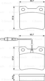 BOSCH 0 986 494 000 - Jarrupala, levyjarru inparts.fi