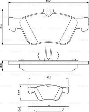 BOSCH 0 986 494 001 - Jarrupala, levyjarru inparts.fi