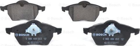 BOSCH 0 986 494 003 - Jarrupala, levyjarru inparts.fi