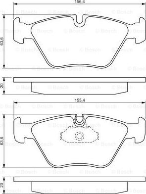 BOSCH 0 986 494 007 - Jarrupala, levyjarru inparts.fi