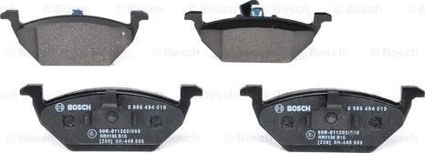 BOSCH 0 986 494 019 - Jarrupala, levyjarru inparts.fi