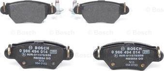 BOSCH 0 986 494 014 - Jarrupala, levyjarru inparts.fi