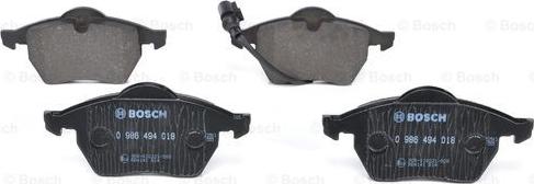 BOSCH 0 986 494 018 - Jarrupala, levyjarru inparts.fi