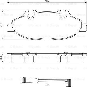 BOSCH 0 986 494 081 - Jarrupala, levyjarru inparts.fi