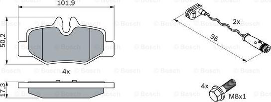 BOSCH 0 986 494 082 - Jarrupala, levyjarru inparts.fi