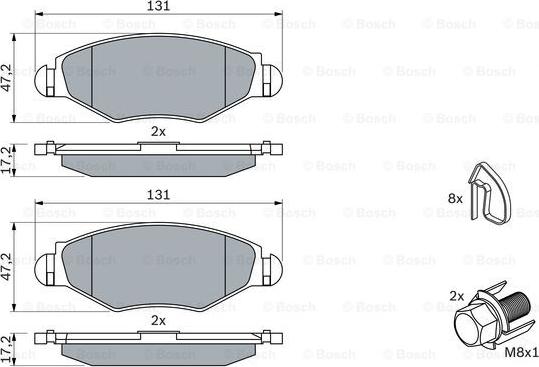 BOSCH 0 986 494 039 - Jarrupala, levyjarru inparts.fi