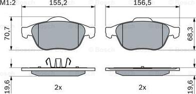 BOSCH 0 986 494 033 - Jarrupala, levyjarru inparts.fi