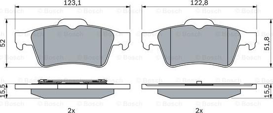 BOSCH 0 986 494 032 - Jarrupala, levyjarru inparts.fi