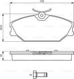 BOSCH 0 986 494 024 - Jarrupala, levyjarru inparts.fi