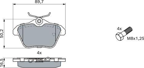 BOSCH 0 986 494 020 - Jarrupala, levyjarru inparts.fi