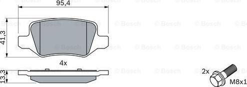 BOSCH 0 986 494 023 - Jarrupala, levyjarru inparts.fi