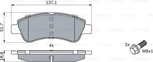 BOSCH 0 986 494 027 - Jarrupala, levyjarru inparts.fi