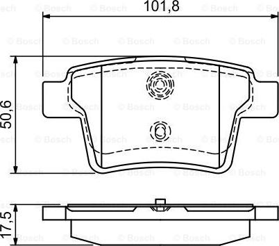 BOSCH 0 986 494 076 - Jarrupala, levyjarru inparts.fi