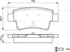 BOSCH 0 986 494 072 - Jarrupala, levyjarru inparts.fi