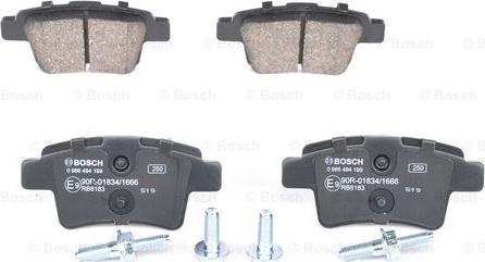 BOSCH 0 986 494 199 - Jarrupala, levyjarru inparts.fi