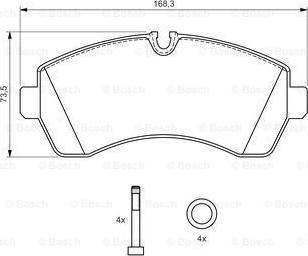 BOSCH 0 986 494 194 - Jarrupala, levyjarru inparts.fi